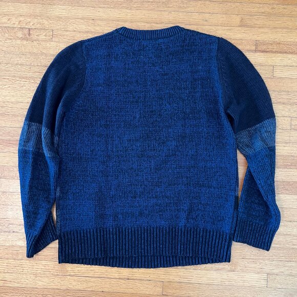 Deus Ex Machina - Indigo died knit sweater. Men's size L - Picture 4 of 4